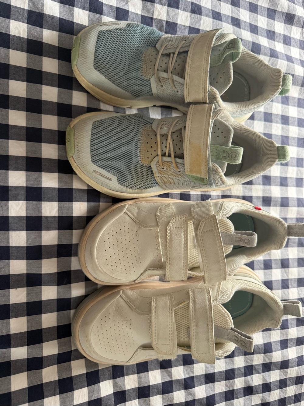 On Running Running Kids' Club White Athletic Sneakers